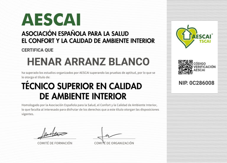 TITULADO TSCAI. NIP: 0C286008